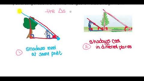 Using Shadows and Similar Triangles to Measure Height (Pages 16-17)