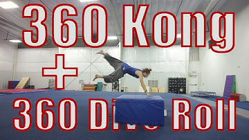360 Dive Kong and 360 Dive Roll (Advanced Parkour Tutorial)