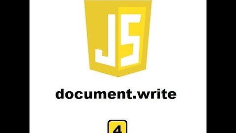 JavaScript - document write