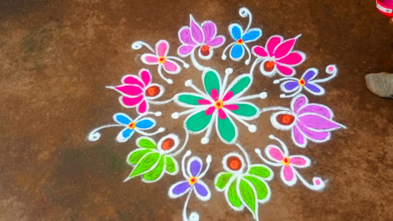 rangoli indian art kolam | rangoli kolam |festival kolam | 9 rangoli 