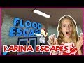 Karina Escapes the FLOOD!