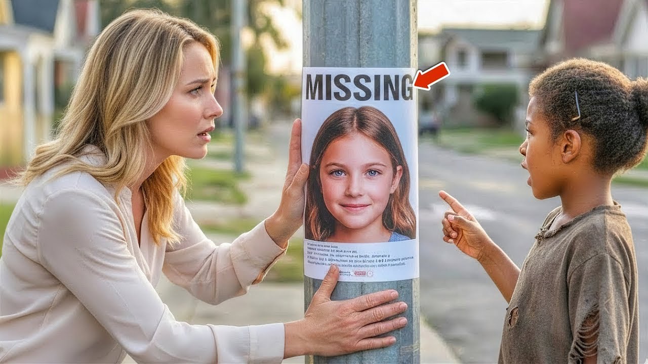 Ma’am… I Know That Missing Child,” the Girl Said — The Millionaire Woman Broke Down
