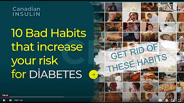 10 bad habits that can cause diabetes