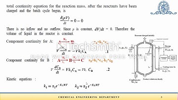 Modeling of Batch Reactor with Heating and Cooling system