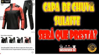 Review Da Capa De Chuva Sulaite, Usei A Capa O Dia Inteiro, Veja O Que Achei