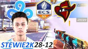 Stewie2K 28-12 POV / C9 vs Renegades / CS:GO ECS Season 3