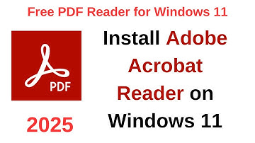 How to Install Adobe Acrobat Reader on Windows 11 | Free PDF Reader for Windows 11