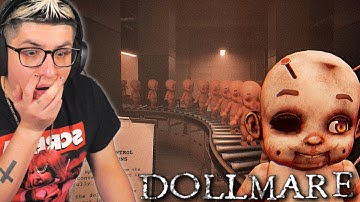 I Got A New Job at a Shady Haunted Doll Factory | DOLLMARE Full Game Playthrough