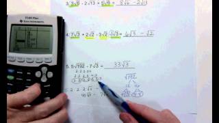 A2 Topic 8-1 Adding and Subtracting Radicals (12.38min)