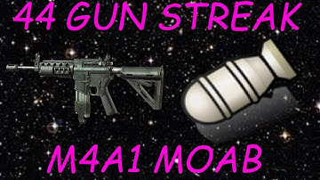 M4A1 44 Gun Streak w/ Moab - CoD: Mw3