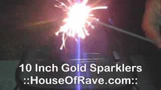 GOLD SPARKLER #10