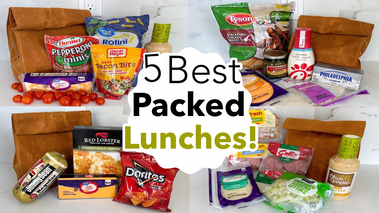 5 EASIEST Packed Lunch Ideas | The BEST Tasty & Simple Lunches Made ...