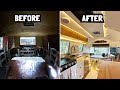 Rotting airstream transforms into dream travel trailer full timelapse build