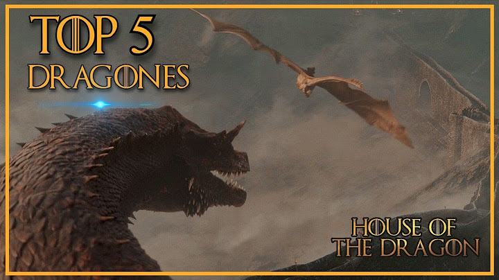 Top 5 Dragones más relevantes de La  Casa del Dragón