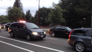 Traffic Backed Up in Santa Barbara