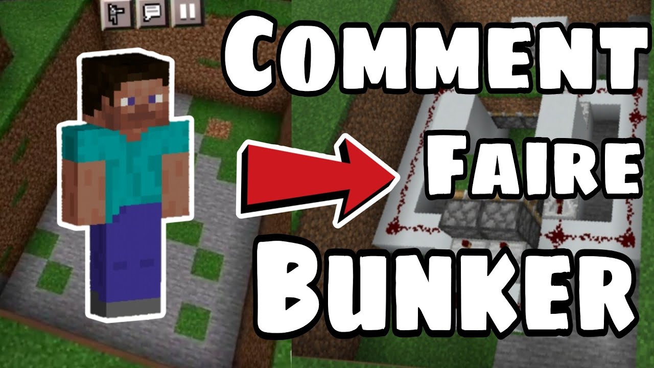 [TUTO] COMMENT faire un BUNKER sur MINECRAFT - YouTube