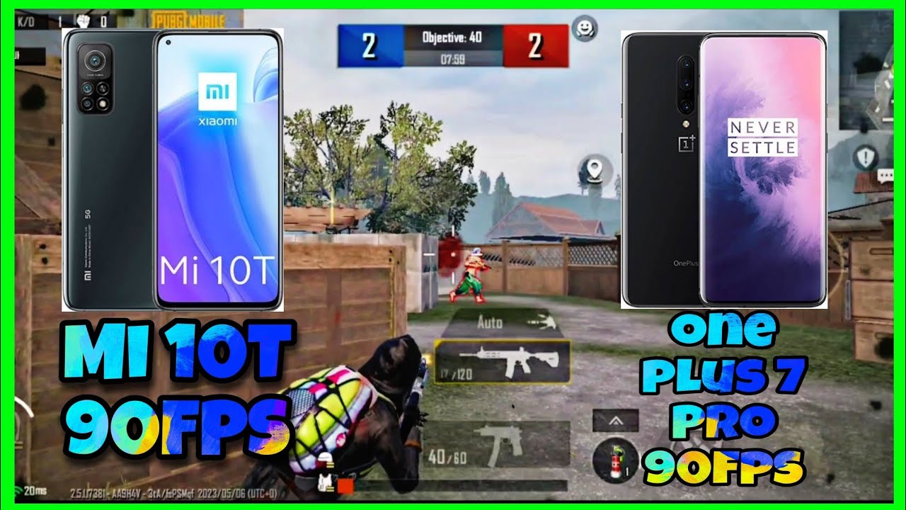 OMG 😱Mi 10T VS ONE PLUS 7 PRO PUBG TEST 🤔 TDM Android 90FPS