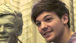 Sculpting Louis Tomlinson from One Direction at Madame Tussauds London