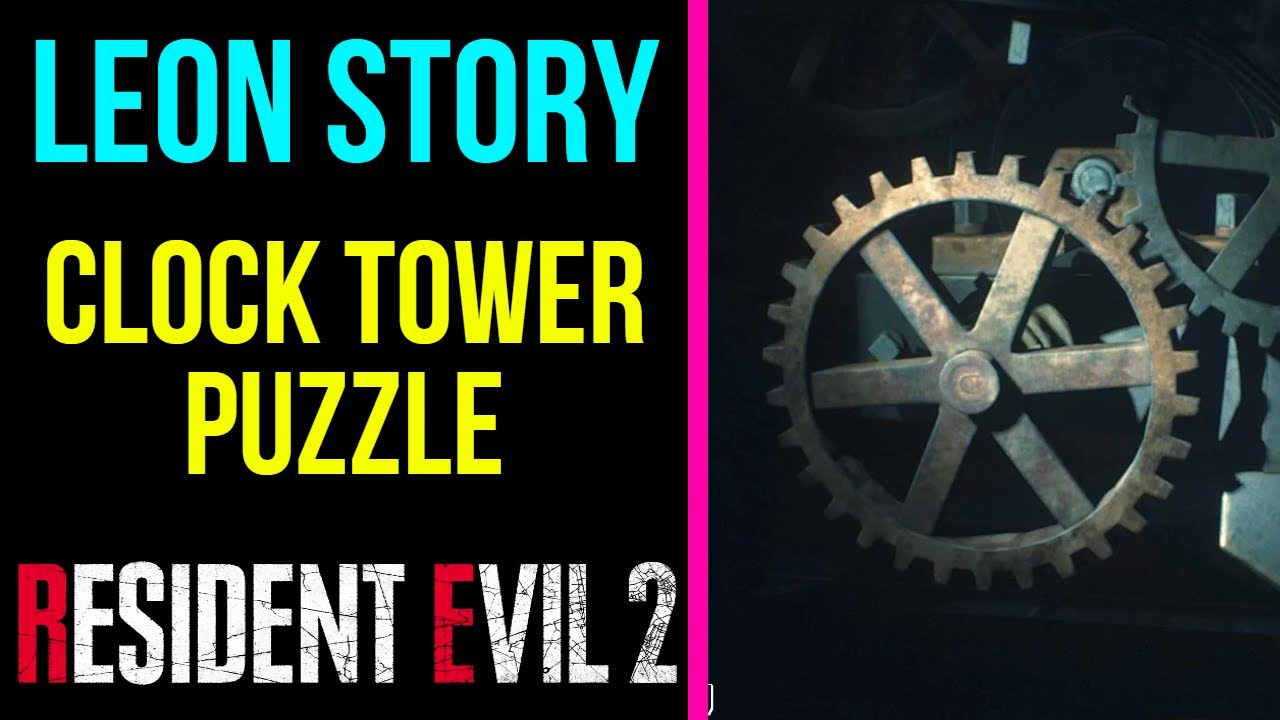 Clock Tower Puzzle RESIDENT EVIL 2 REMAKE YouTube