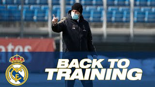 Back to training for Zidane, Ramos and Real Madrid squad for first time since COVID-19 pandemic