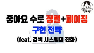 좋아요 수로 정렬+페이징 구현 전략 (feat. 검색 시스템의 진화)