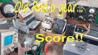 A show & tell of some vintage valve radio gear and test equipment scored from a shed clean-out!