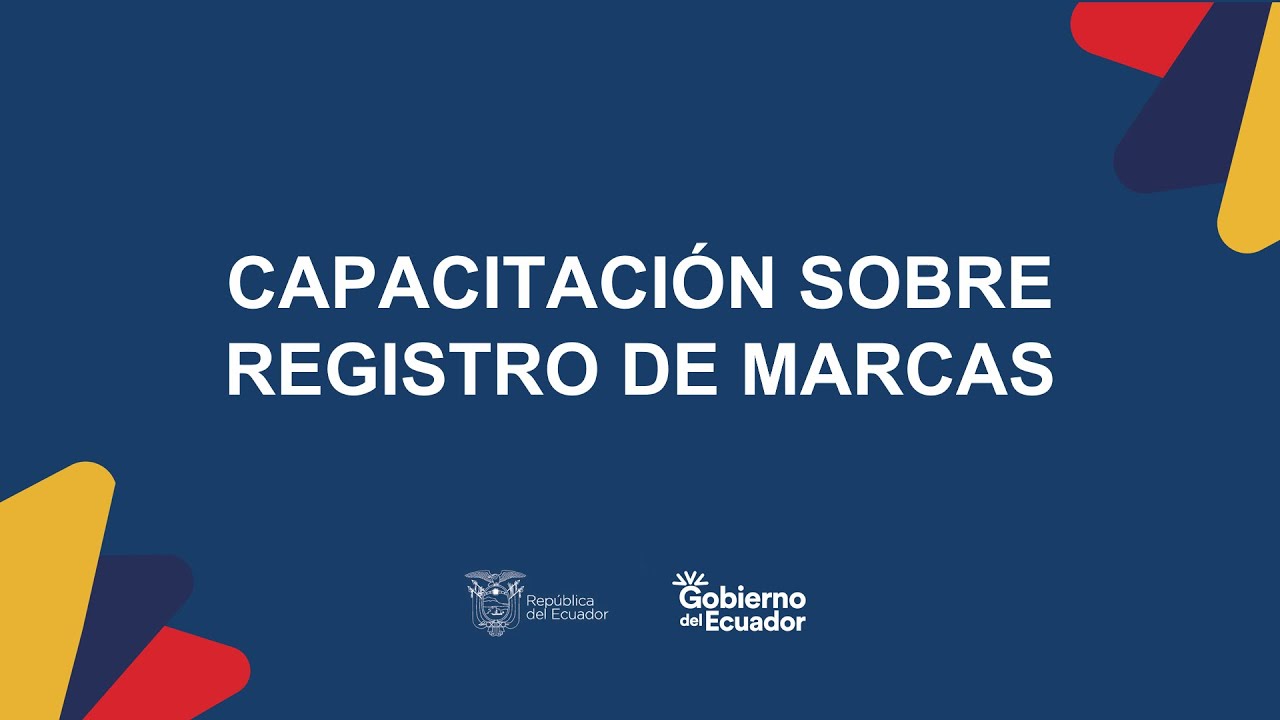 Capacitación Registro de Marcas