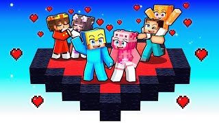 Thumbnail for Ukri und Lea sind auf einem HERZ BLOCK in Minecraft!