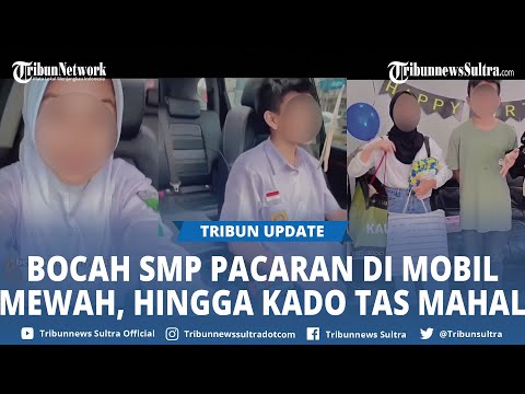 Viral Momen Anak SMP Nyetir Mobil Mewah Bersama Pacarnya, Berikan Tas Mahal di Ultah Sang Pacar
