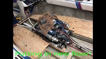 Rotten Ski Boat Floor Replacement