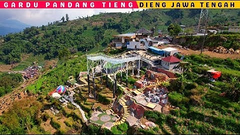 GARDU PANDANG TIENG WONOSOBO || Pemandangan Dengan Lanscape Pedesaan Yang Mempesona