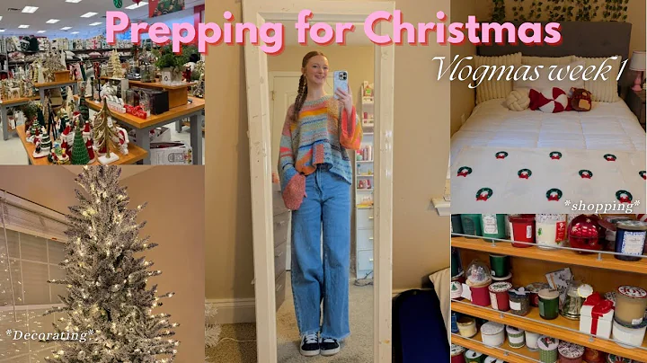 GETTING INTO THE CHRISTMAS SPIRIT! 🎄*Vlogmas week 1*