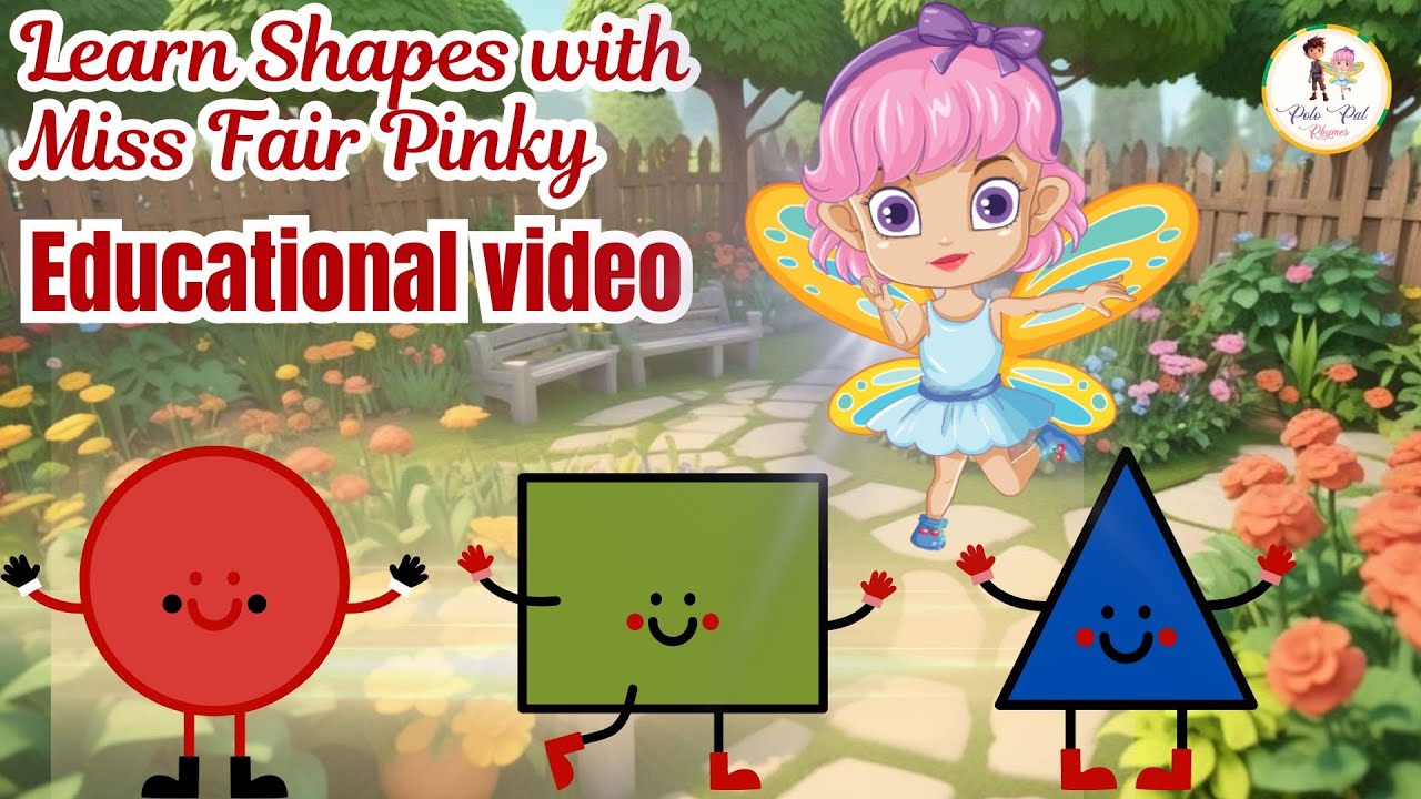 Learn Shapes with Miss Fair Pinky | Fun Shape Song for Toddlers | Polo ...