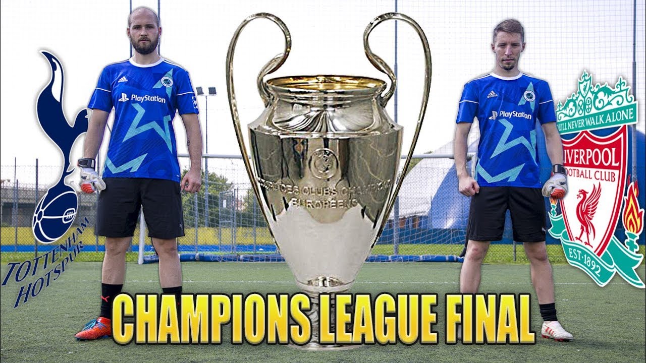 CHAMPIONS LEAGUE FINAL CHALLENGE - Totthenam VS Liverpool - YouTube