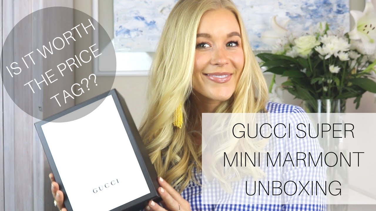 GUCCI UNBOXING, SUPER MINI MARMONT, MY THOUGHTS