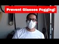 Prevent Glasses From Fogging By Mask 😷 (Surgical) - updated