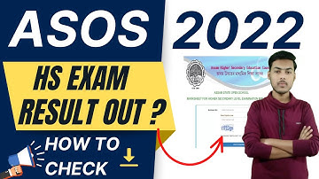 asos result 2022 | assam state open school results 2022 | mahir academy