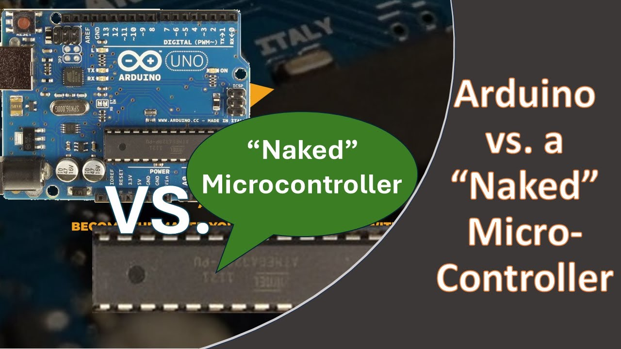 Arduino vs a Naked Microcontroller - What's the Difference? - YouTube