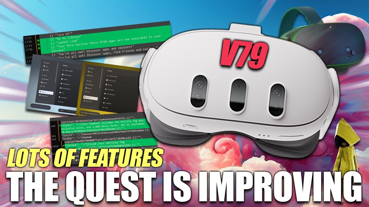 New Quest Features in V79+, The Black Quest Headset, New Games