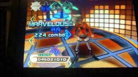 DDR Hottest Party 2 Encapture Nonstop Course AA with hand markers on part one