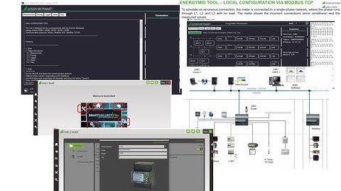 EnergyMID energy meter connection and SmartCollect configuration tutorial
