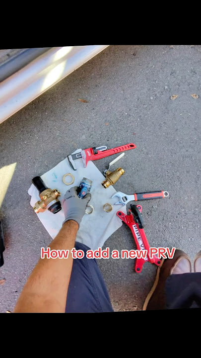 new Pressure Reducing Valve (PRV) #all_ways_rooter #asmr