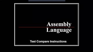 CSC159 - ASSEMBLY LANGUAGE 10/10 - TEST COMPARE