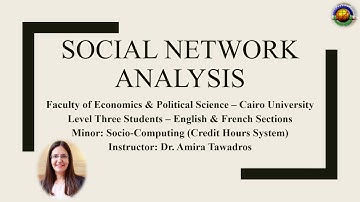 Social Network Analysis - Lecture 16