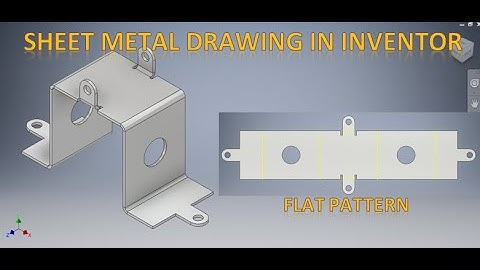 Sheet Metal Drawing Practice in Autodesk Inventor || Inventor 3d drawings Basics || Inventor cad