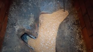 Satisfying Toilet Unblocking, Close Up View from Manhole  3rd Time Lucky!