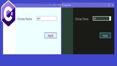 How to make Themes in C#