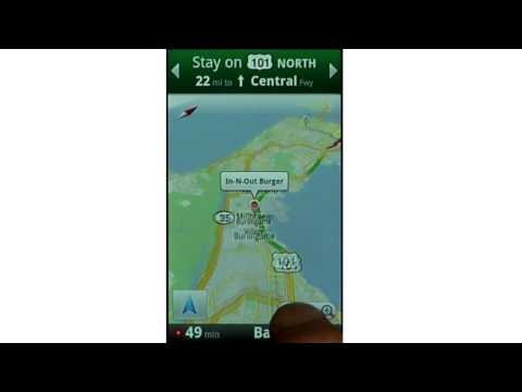 Google Maps Navigation (Beta): search along route