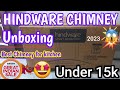 Hindware  nadia 90cm auto clean chimney 2023 unboxing  review best filterless chimney for home use