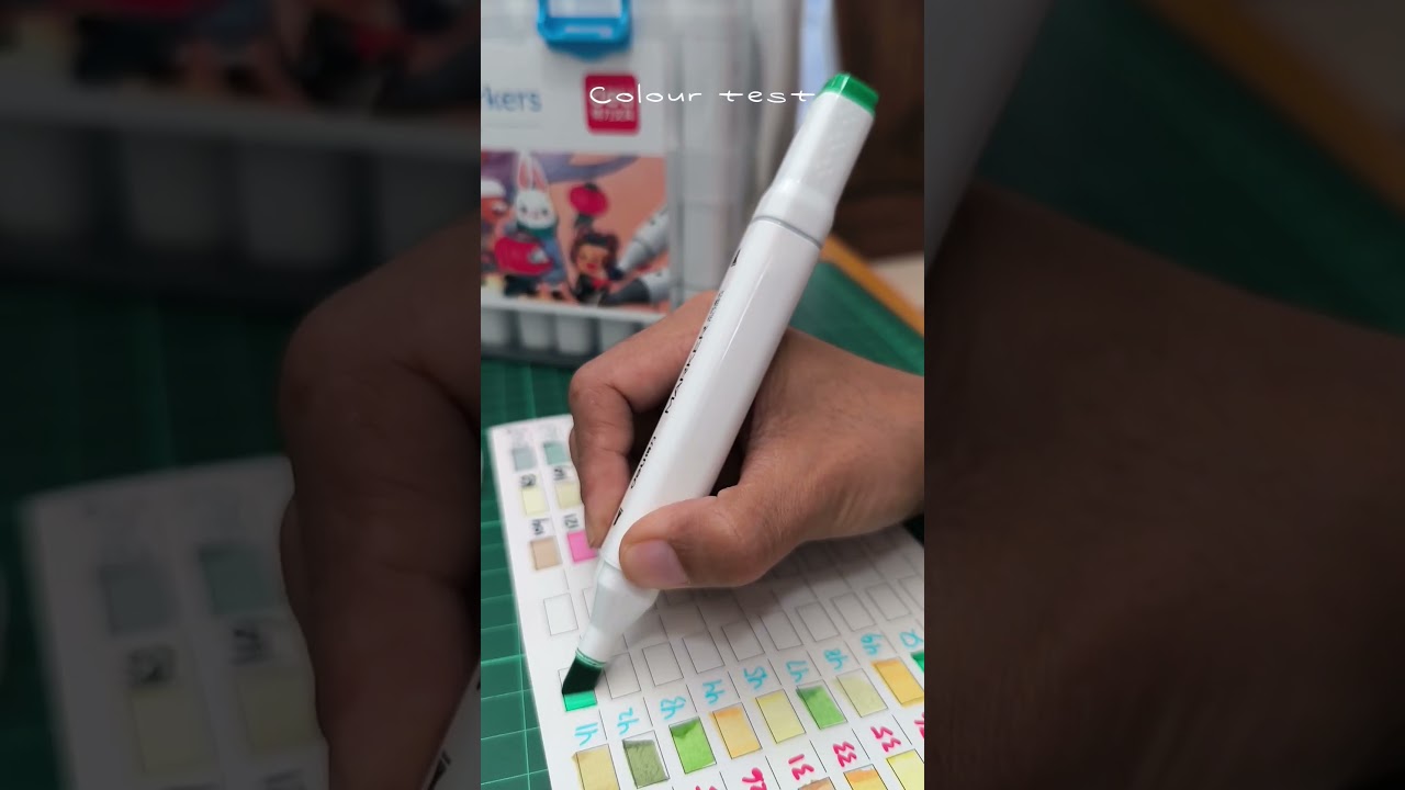 SWATCHING WARNA ARTIST'S MARKER SPIDOL DELI 